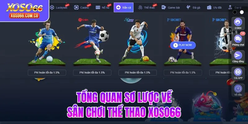 Tổng quan sơ lược về sân chơi thể thao XOSO66